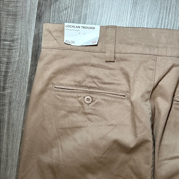 AG Jeans Lochlan Trouser Relaxed Straight Chino Pants - 32x34 (Measures 35x27) - Picture 5 of 8